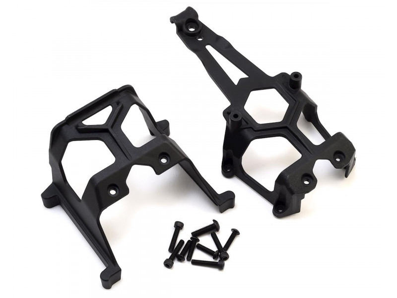 Traxxas E-Revo 2 Chassis supports voor en achter - TRX8620