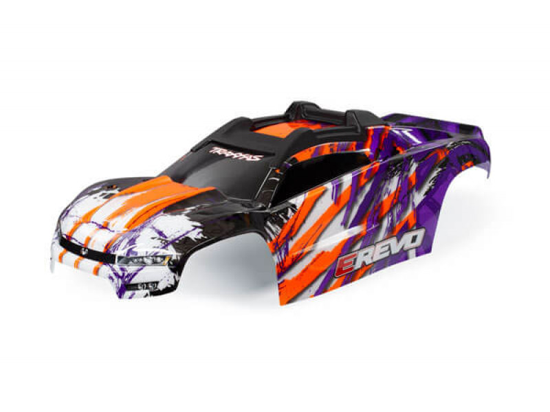 Traxxas Body E-Revo, purple (geverfd) - TRX8611T