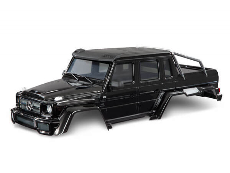 Traxxas Body, Mercedes-Benz G63  (glanzend zwart) - TRX8825R