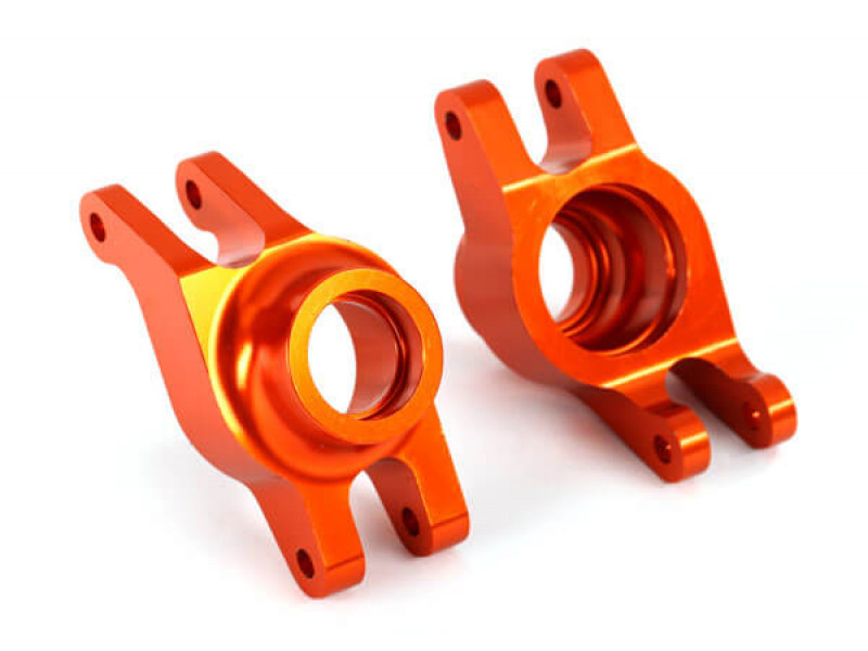 Traxxas Dragers, fusee (oranje alu), achter, 2st - TRX8952A