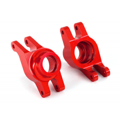 Traxxas Dragers, fusee (rood, alu), achter, 2st - TRX8952R