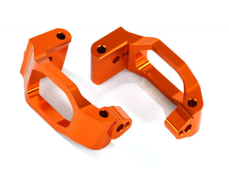 Traxxas Caster blocks, 6061-T6 Alu, oranje, 2st - TRX8932A