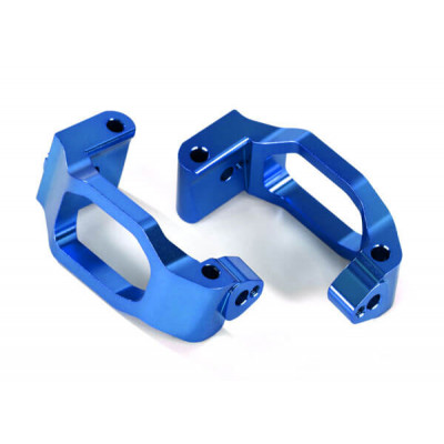 Traxxas Caster blocks, 6061-T6 Alu, blauw, 2st - TRX8932X