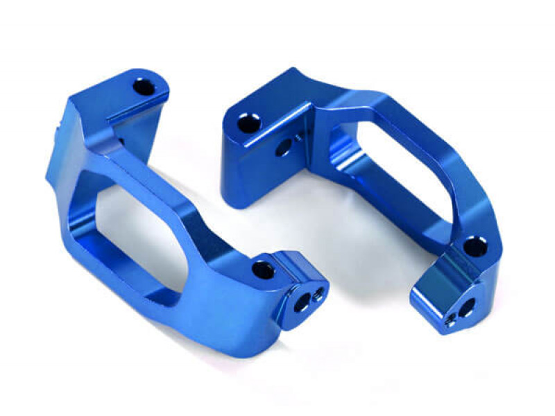 Traxxas Caster blocks, 6061-T6 Alu, blauw, 2st - TRX8932X