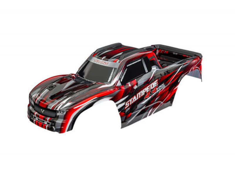 Traxxas Body voor Stampede 4X4 VXL - Rood - TRX9014-RED