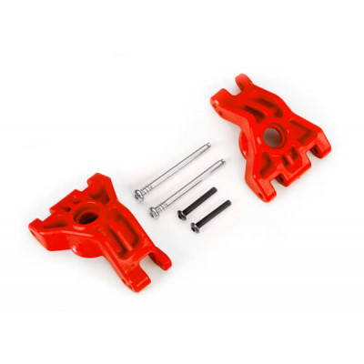 Traxxas Dragers, fusee, achter, HD, rood, 2st -TRX9050R