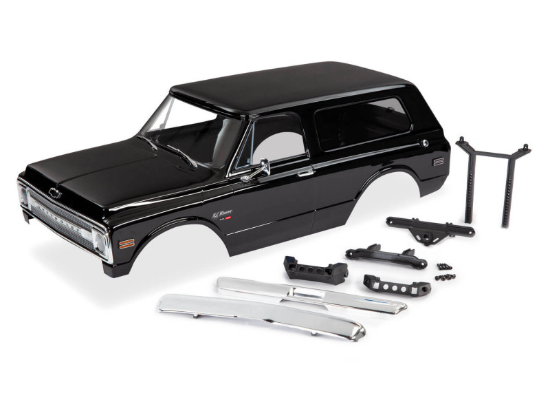 Traxxas Body, Chevrolet Blazer (1969), compleet, zwart - TRX9112X