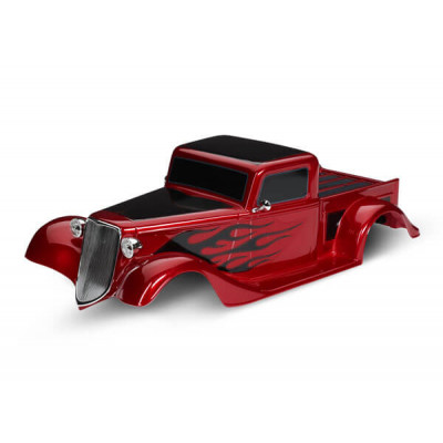 Traxxas Body, Factory Five '35, compleet (rood) - TRX9335R