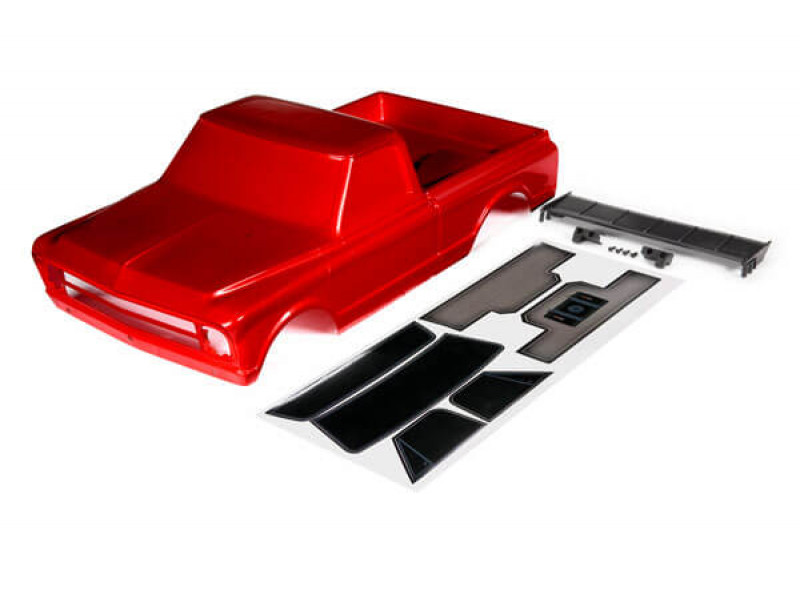 Traxxas Body, Chevrolet C10, red (painted) - TRX9411R 