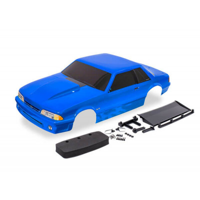 Traxxas Body, Ford Mustang, Fox Body, blauw - TRX9421X