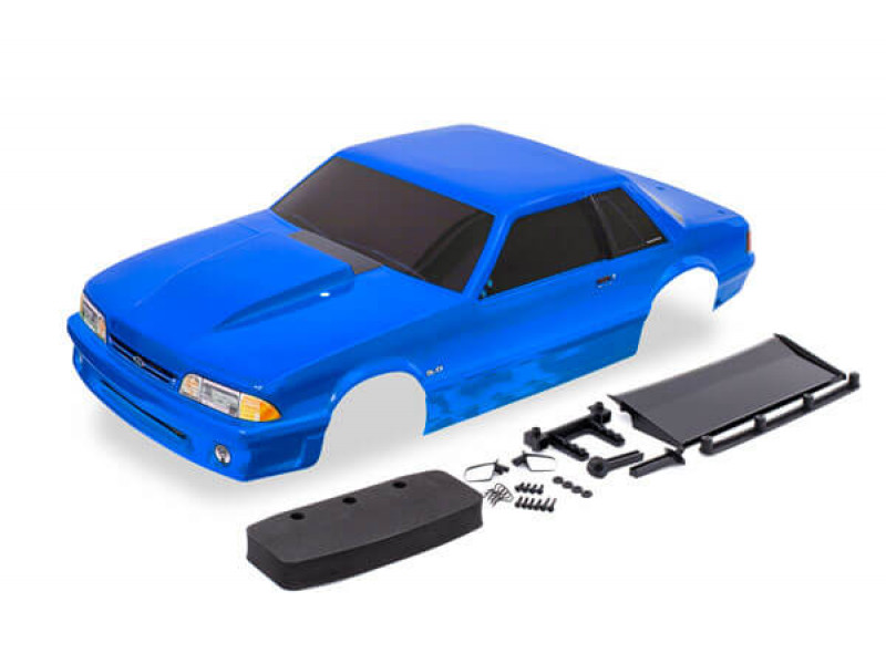 Traxxas Body, Ford Mustang, Fox Body, blue - TRX9421X
