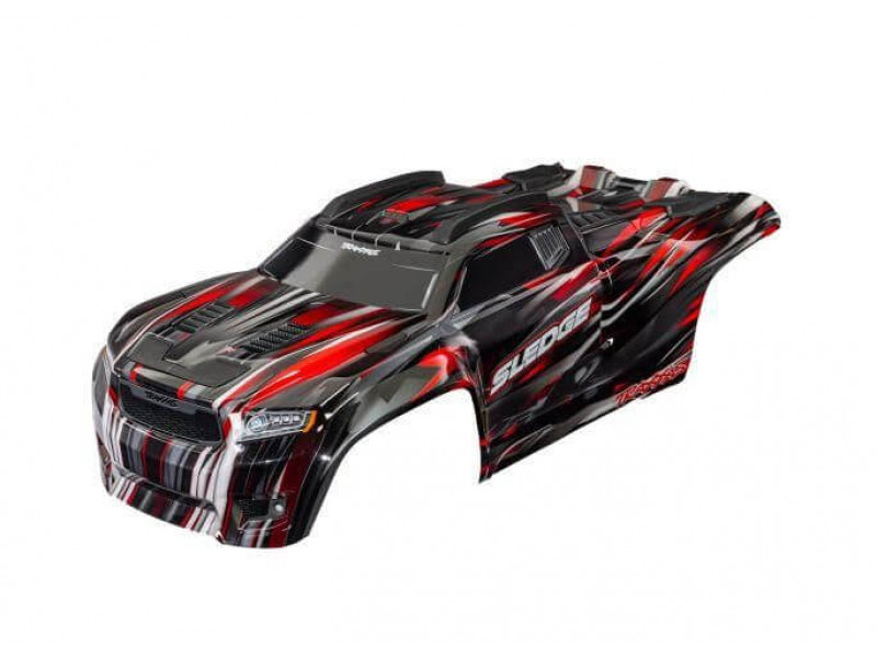 Traxxas Rode Body voor Sledge - TRX9511-RED