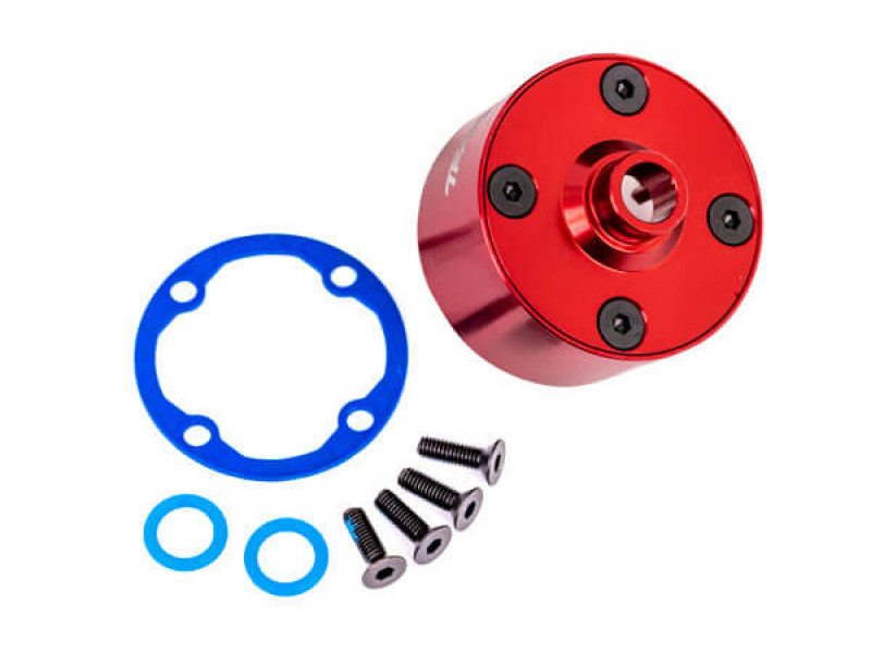 Traxxas Alu Carrier, differential, Red - TRX9581R