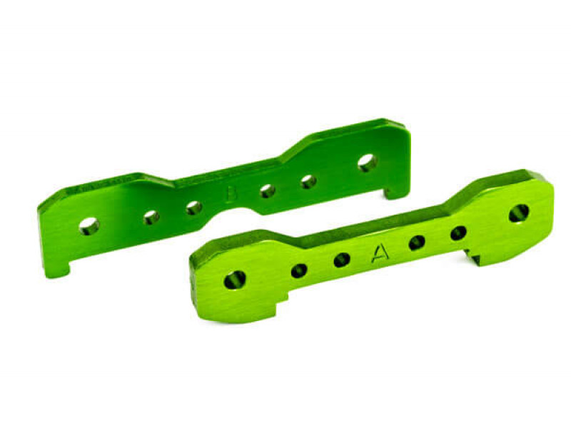 Traxxas Alu Tie bars, front, 6061-T6, green - TRX9527G