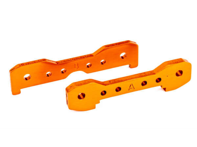 Traxxas Alu Tie bars, front, 6061-T6, orange - TRX9527T