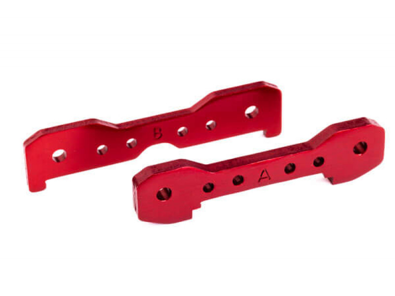 Traxxas Alu Tie bars, front, 6061-T6, red - TRX9527R