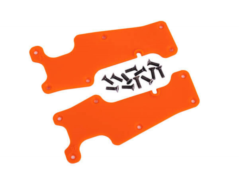 Traxxas Voorophanging Arm Covers Oranje voor Sledge - TRX9633T
