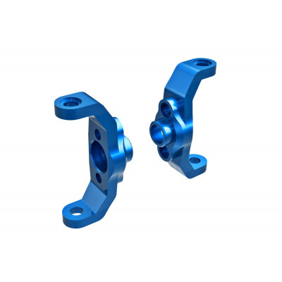 Traxxas Alu Caster blocks Blauw 2st voor TRX-4m - TRX9733-BLUE