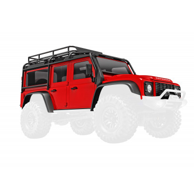 Traxxas TRX-4m Defender Body Compleet - Rood - TRX9712-RED