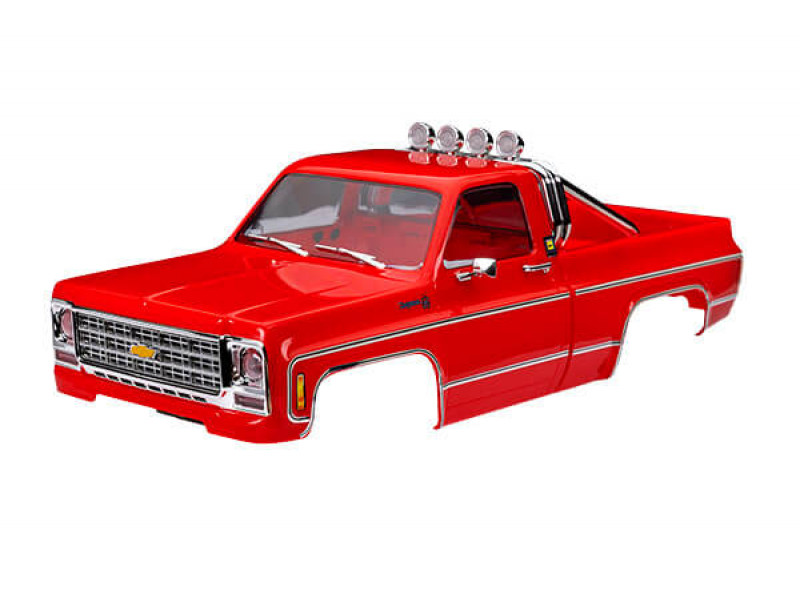 Traxxas Complete Body Chevrolet K10 Truck Rood - TRX9811-RED