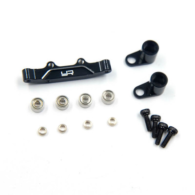 Yeah Racing Alu Steering Set Losi Micro-B Black - LSMB-007BK