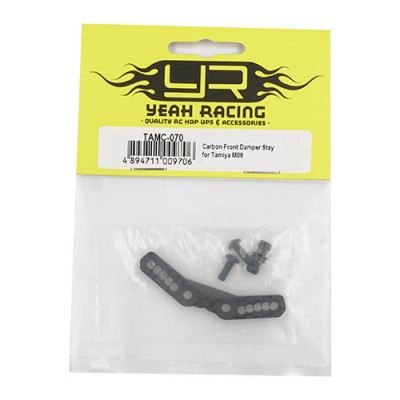Yeah Racing Carbon Front Damper Stay for Tamiya M-08