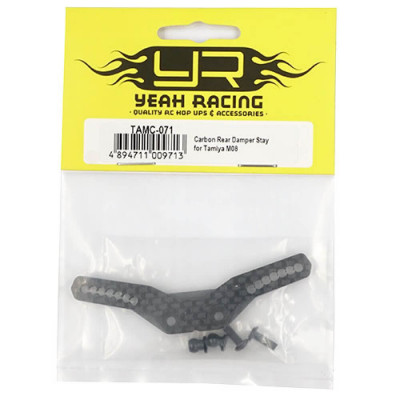 Yeah Racing Carbon Rear Damper Stay for Tamiya M-08