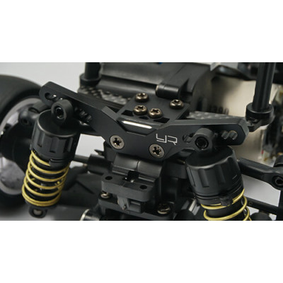 Alu Rear Damper Mount for Tamiya M-08 - Black