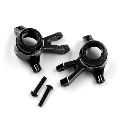 Yeah Racing Alu Steering Knuckles Black – Traxxas Mini MAXX - TRMX-001BK