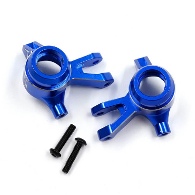 Yeah Racing Alu Steering Knuckles Blue – Traxxas Mini MAXX - TRMX-001DB