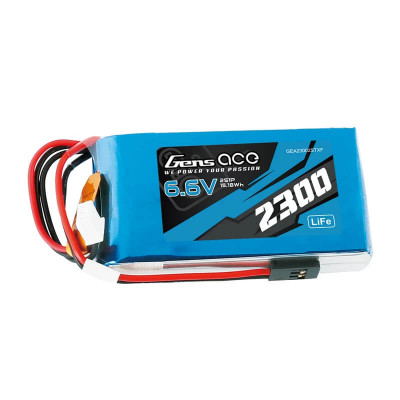 Gens Ace 2300mAh 6.6V 2S LiFe Battery for Futaba Transmitter