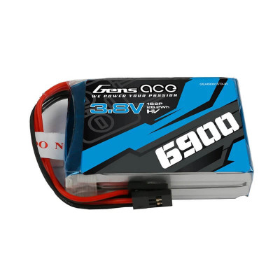 Gens Ace 6900mAh 3.8V 1S2P LiPo Battery for Graupner Transmitter