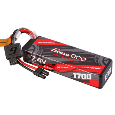 Gens Ace G-Tech 1700mAh 2S 7.4V LiPo Hardcase for ARRMA Grom - IEC2