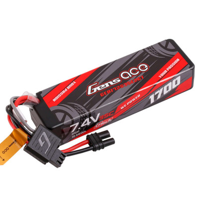 Gens Ace G-Tech 1700mAh 2S 7.4V LiPo Hardcase for ARRMA Grom - IEC2