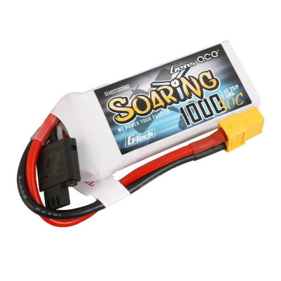 Gens Ace Soaring G-Tech 2S LiPo 7.4V 1000mAh 30C - XT60