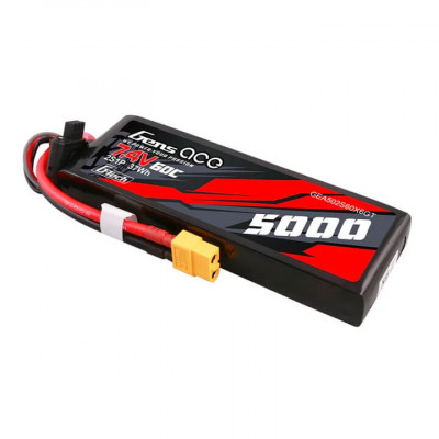 Gens Ace G-Tech LiPo 2S 5000mAh 60C for Traxxas - XT60