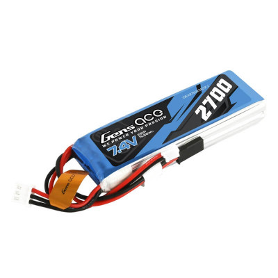 Gens Ace 2S LiPo Battery 2700mAh 7.4V Transmitter Pack