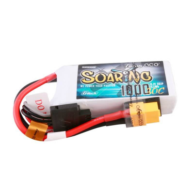 Gens Ace Soaring G-Tech 3S LiPo 11.1V 1000mAh 30C - XT60