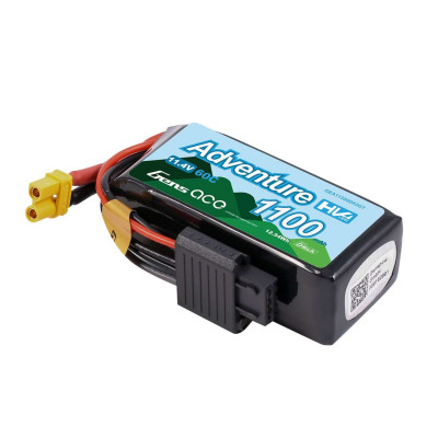 Gens Ace Adventure 3S LiPo 1100mAh 11.1V 60C - XT30 - GEA113S60X3GT