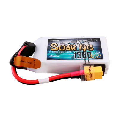 Gens Ace Soaring G-Tech 3S LiPo 11.1V 1300mAh 30C - XT60