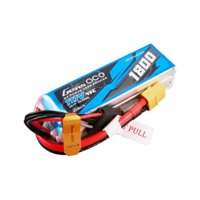 Gens Ace G-Tech 1800mAh 11.1V 45C 3S LiPo - XT60
