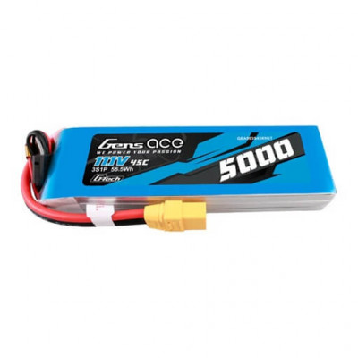 Gens Ace G-Tech 5000mAh 3S 11.1V 45C LiPo Battery - XT90 Connector