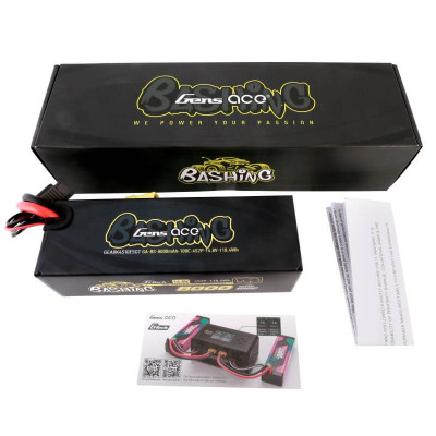 GensAce Bashing G-Tech 4S LiPo 14.8V 8000mAh 100C - EC5