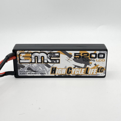 SMC Racing HCL-EC 2S LiPo 7.4V 5200mAh 100C Hardcase
