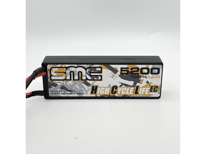 SMC Racing HCL-EC 2S LiPo 7.4V 5200mAh 100C Hardcase