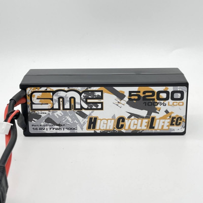 SMC Racing HCL-EC 4S LiPo 14.8V 5200mAh 100C Hardcase
