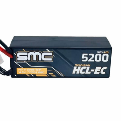 SMC Racing HCL-EC 4S LiPo 14.8V 5200mAh 100C Hardcase