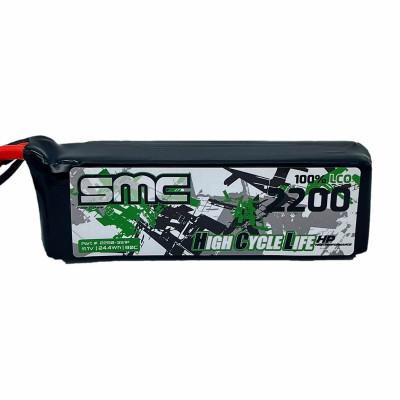 SMC Racing HCL-HP Flight Pack 11.1V 2200mAh 3S LiPo 80C - XT60