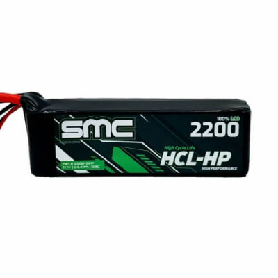 SMC Racing HCL-HP Flight Pack 11.1V 2200mAh 3S LiPo 80C - XT60