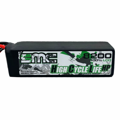 SMC Racing HCL-HP 22.2V 8200mAh 6S LiPo G10 150C - EC5